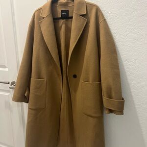 Theory Women's Camel Trench Coat